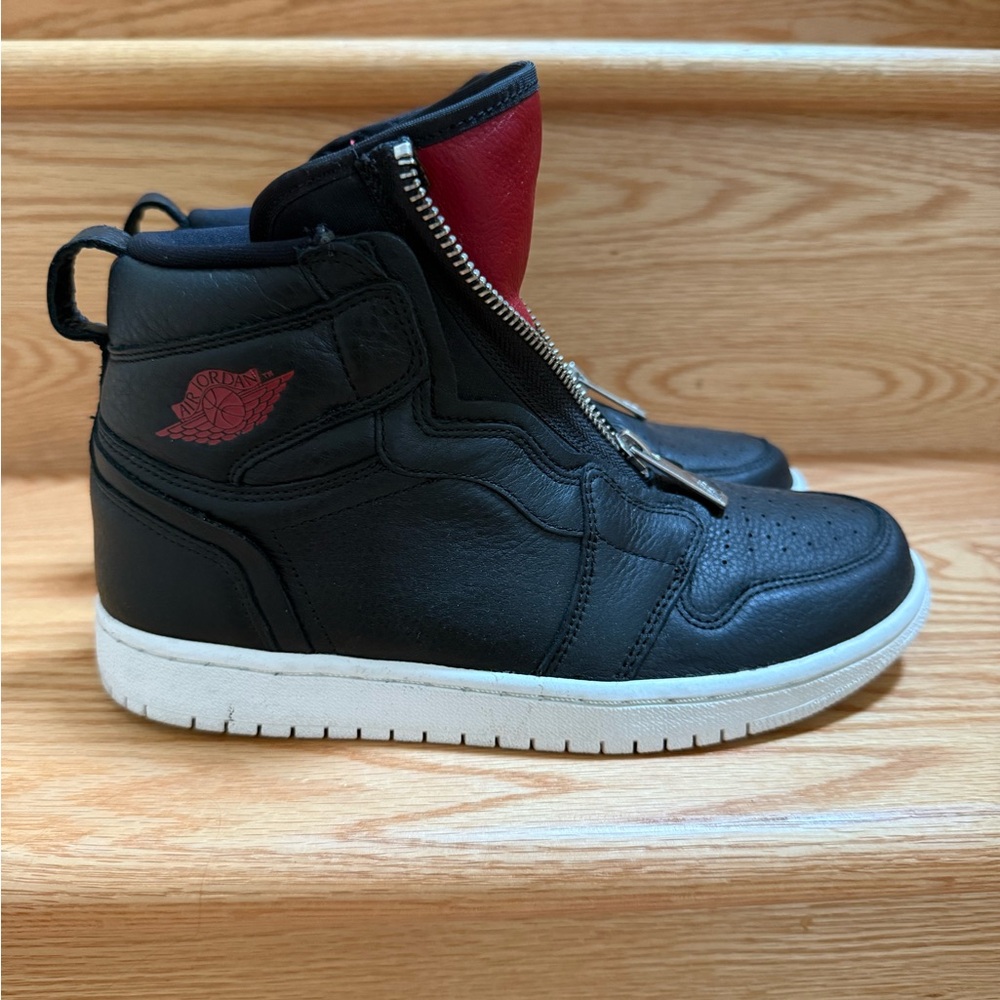 Nike Air Jordan Black and Red Women's Sneakers